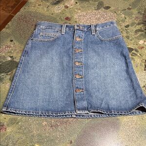 Levi's Blue Denim Mini Skirt new with tags